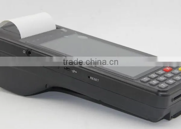 Andriod OS Mobile POS Terminal With Bluetooth,GPRS,GPS,WiFi,Biometric,RFID,Barcode,Smart Card,RFID Card(Portable POS Machine) photo-2