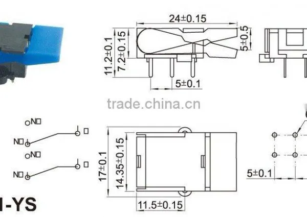 DPST Rocker Switch,High Quality Copper Chzjcz /*-/*-/1*-1/*contact Red Rocker Switch Manufacturer photo-5