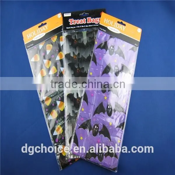 Ghost pattern Halloween plastic candy cello bag cello polypropylene bags