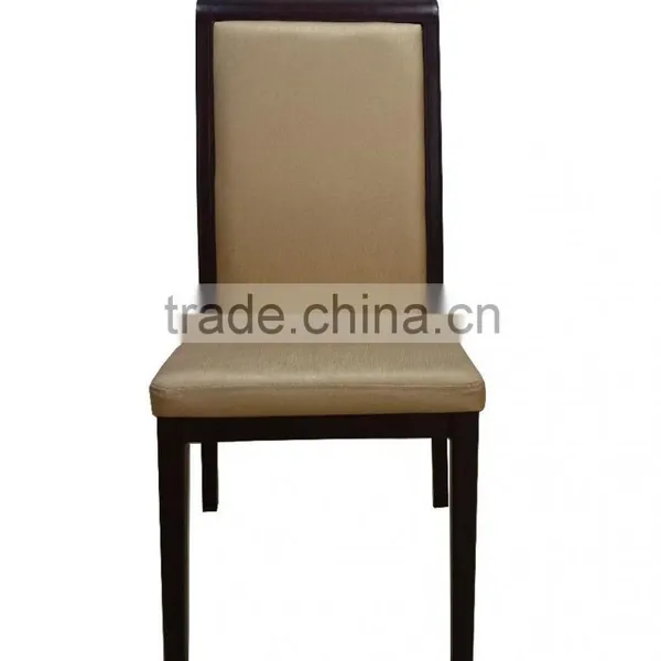 Stackable Durable Wood Look Aluminum Restaurant Chair photo-2