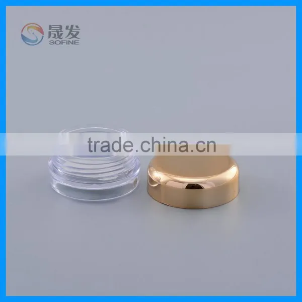 Clear Plastic Cosmetic Jar photo-2
