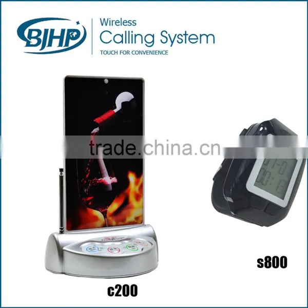 Wireless Restaurant Call Calling Waiter Server Paging Service System photo-5