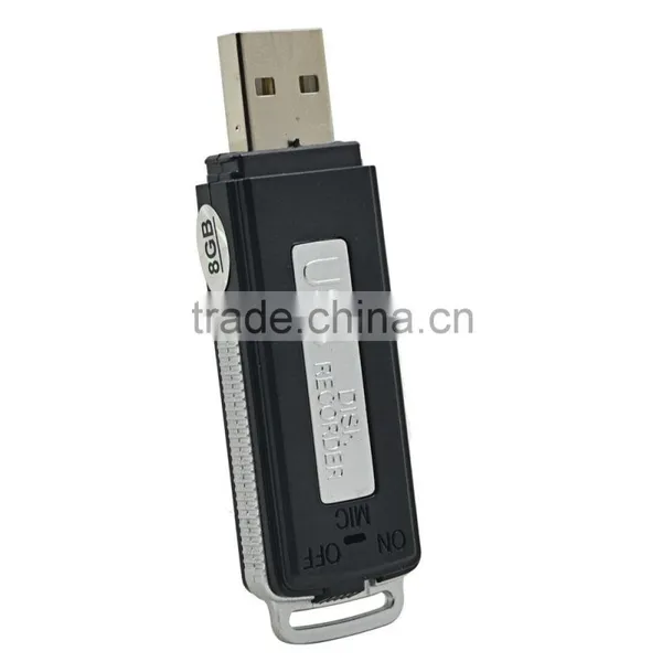 2016 New Arrival High Quality Digital USB Voice Recorder 8GB Mini Dictaphone WAV Audio Recorder USB Flash Drive Recording Pen photo-2