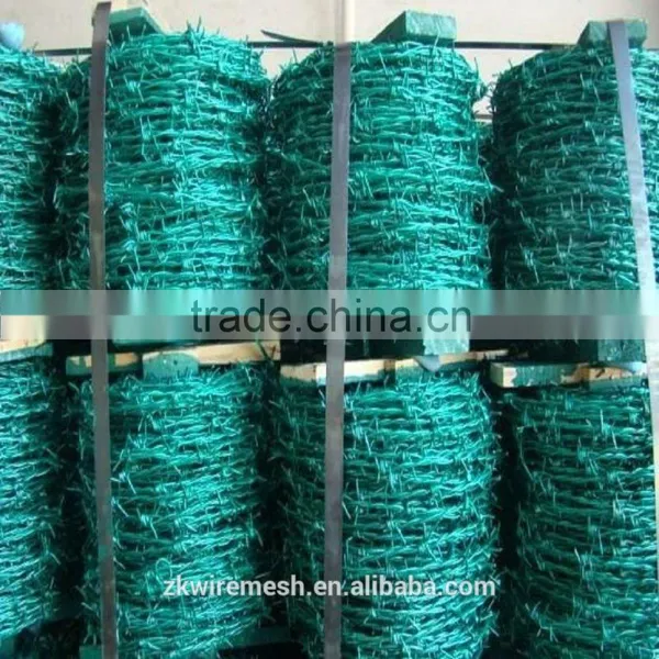 Zinc Coated 4 Barbed Points 14 Gauge High Quality Barbed Wire ( Factory ) photo-4
