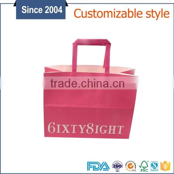 Standard FDA Custom Matt Laminative Luxury Paper Printed Shopping Bags photo-5