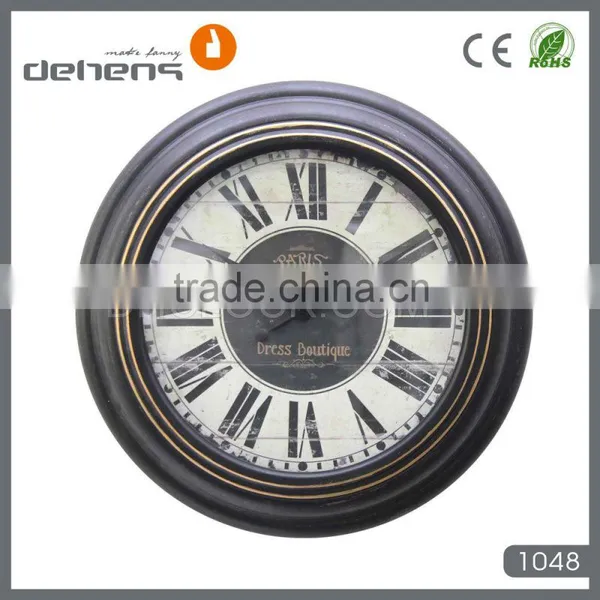 Antique Metal Wall Clock photo-3