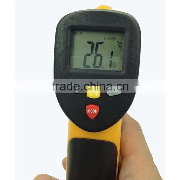 HT-812 Handheld Non-contact Infrared Thermometer Industrial Infrared Thermometer Digital IR -50--450C Degree photo-2