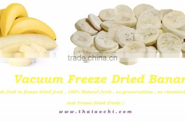 Vacuum Freeze Dried Banana [ High Quality Product From Thailand ] Thai Ao Chi Brand photo-2
