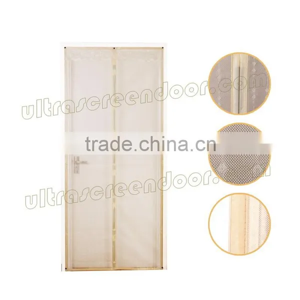 Strong Magnet Magnetic Door Screen With Micro Hole Polyester Mesh