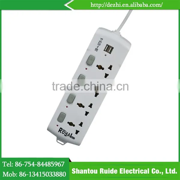 China Goods Wholesale Extension Multi Switch Socket