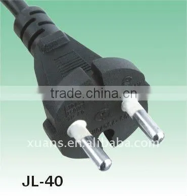 Korea Power Cord Male Female ac Power Plug 2pin ac Power Plug JL-40