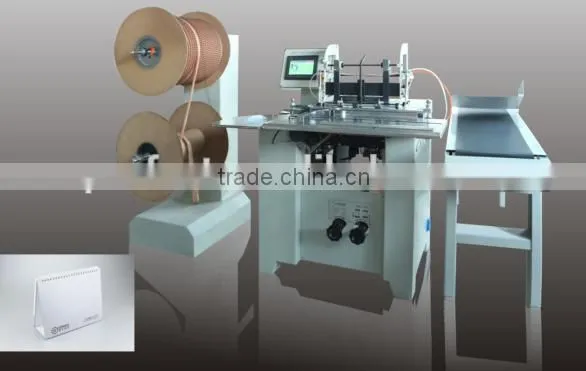 High quality Twin ring wire binding machine for notebooks/calenders