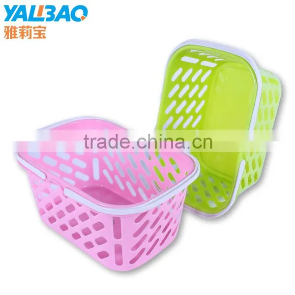 Hot Selling Cheap Plastic Shopping Basket With Handle photo-2