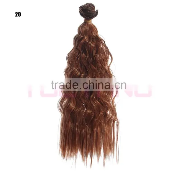 No Shedding Factory Price Synthetic Straight Wavy Hair Extension photo-5