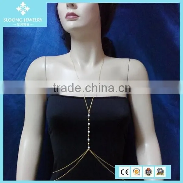 Fashion Pearl Body Chain Jewelry For Women photo-2
