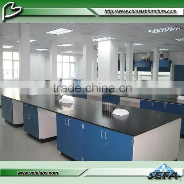 Floor mounted all steel structure used industrial workbenches table electronic lab furniture