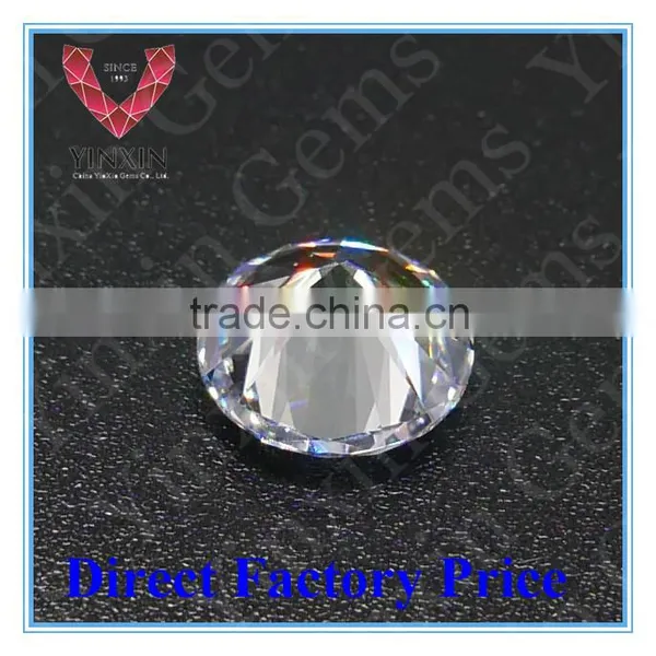 Loose Gemstone Brilliant Cut Zircon CZ Cubic Zirconia Made In China photo-3