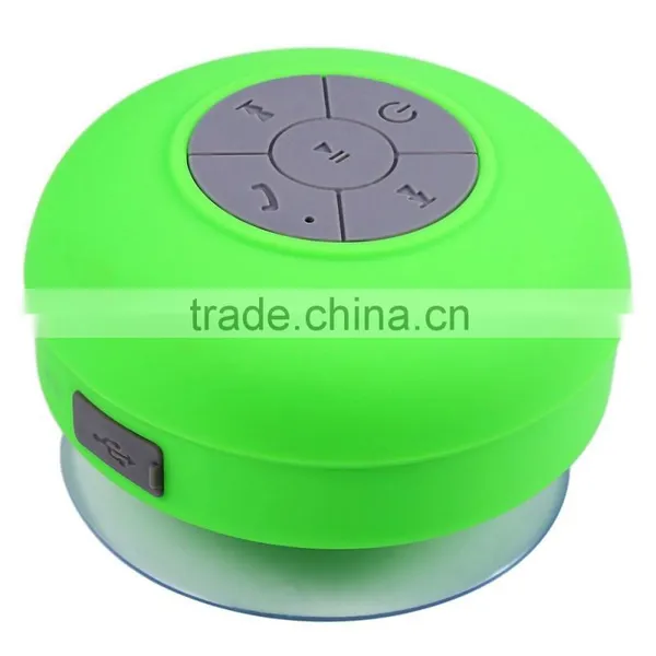 Water Resistant Mini Portable Shower Bluetooth Speaker With Sucker for Mobile Phone photo-4