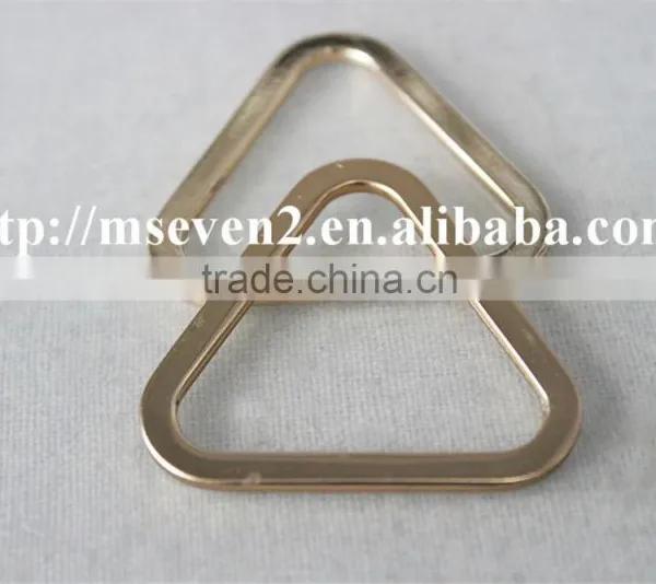 High Quality 100% Zinc Alloy Triangle Textile Garment Metal Buckles for Wholesale photo-2