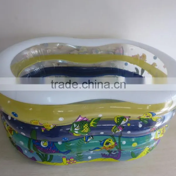 Yiwu Factory Price New Round Deep Design Inflatable Phthlate Free Pvc Swimming Pool for Child photo-3