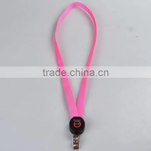 Colorful Nylon Webbing Reflective Lanyard photo-3