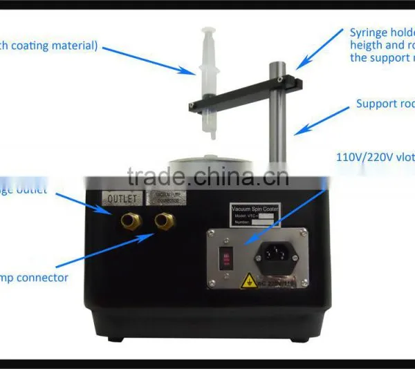 VTC-200 Vacuum Spin Coating Machine Precise Coating photo-5