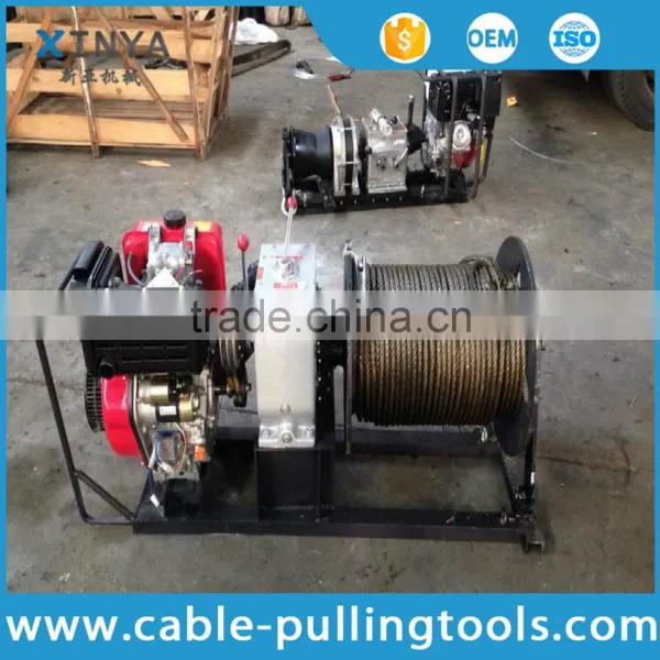 Diesel Wire Rope Winch for Hoisting Cargo or Cable Pulling photo-2
