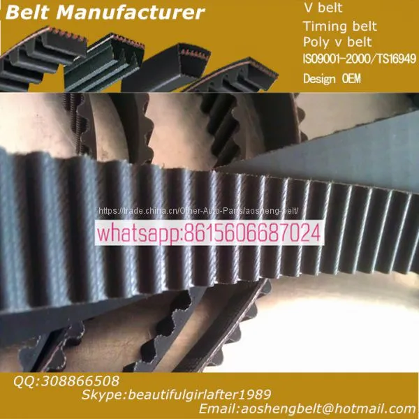 High Quality With Low Price Rubber TRANSMISSION Belt 163S8M27 Toyota Timing Belt OEM13568-09040 photo-5