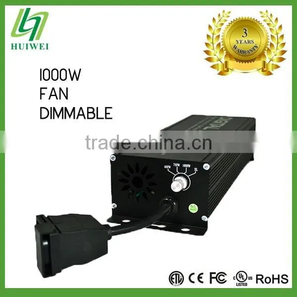 HID Electronic Ballast 1000W Dimmable Hps mh With Cooling Fan Original Manufacturer