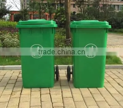 Square Outdoor Garbage Container for Sale Hdpe Plastic Trash Can, Street Recycle Dust Bin With Lid photo-3