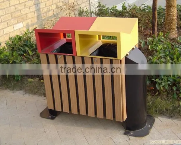 2016 Good Quality China Home and Garden Wpc Decorative Outdoor Garbage Can photo-6