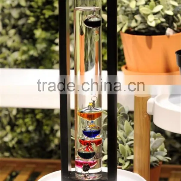 Galileo Thermometer Galileo Ball Glass Thermometer Home Decoration photo-4