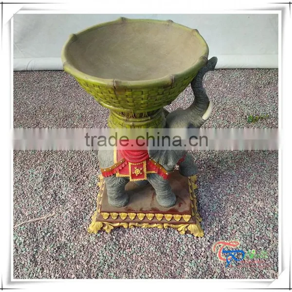Popular Fiberglass Indoor Thailand Elephant Statue for Sale photo-2