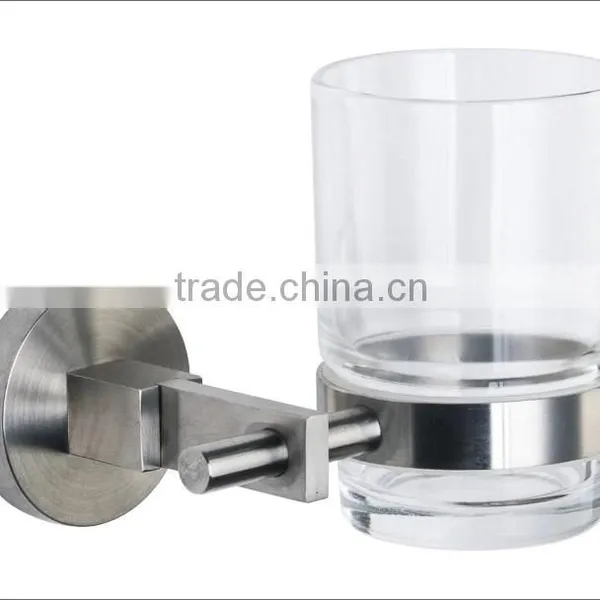 Wholesale Wall Mounted Stainless Steel Bathroom Double Cup Holder BSCI photo-4
