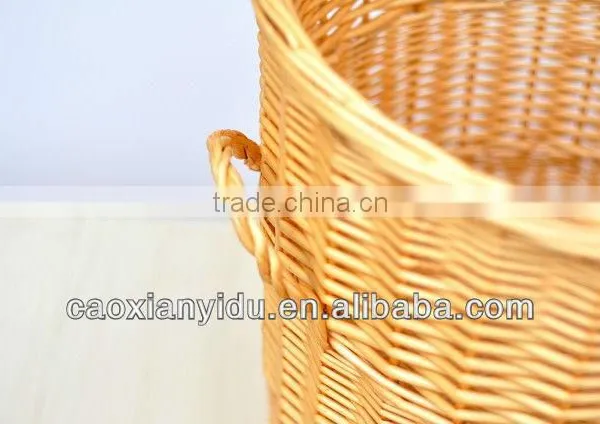 Household Furniture Zakka Storge Basket Wicker Waste Bin Country Style photo-4