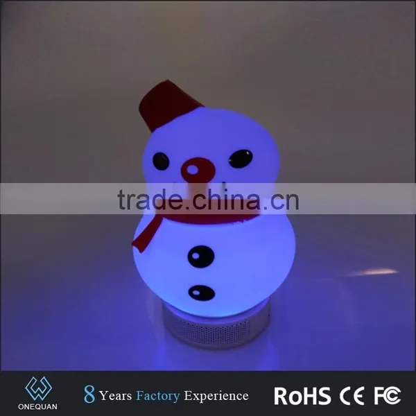 Bluetooth Speaker Lamp Multicolor Silicone LED Night Light Wireless Portable Speaker photo-3