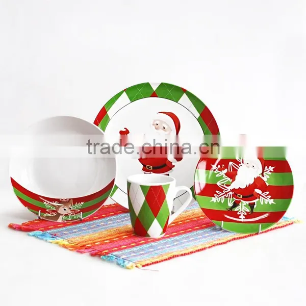 16pcs Porcelain Dinner Set for Christmas photo-2