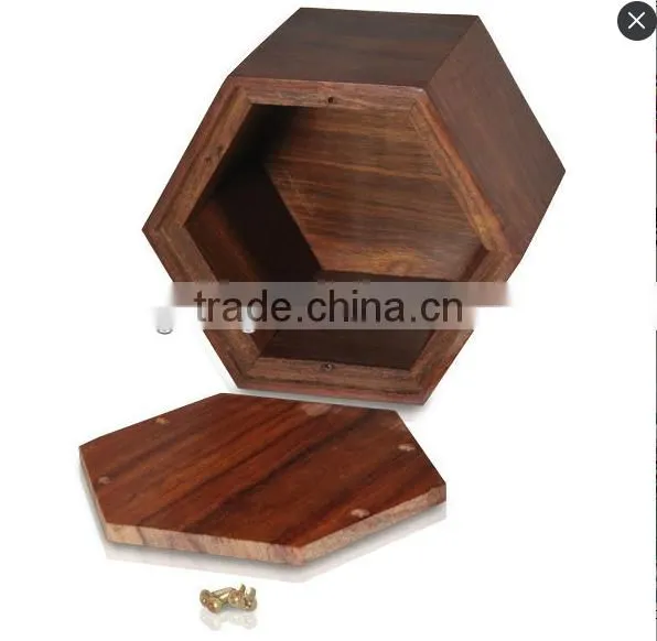 Elegant Pine Wood Pet Funeral Urn Chinese Funeral Supply photo-2