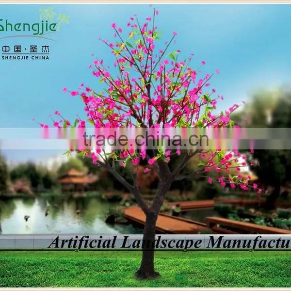 LED Flower Tree With Pink Flowers Artificial Led Cherry Blossom Tree 24V Led Trees for Outdoor Decor photo-2