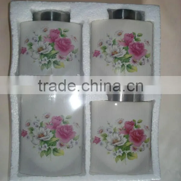 4 Pcs Ceramic Canister photo-2