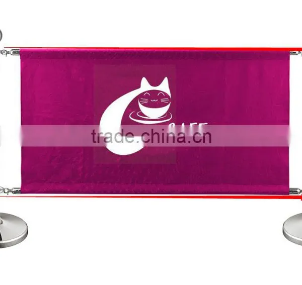 Metal Wind Barrier With Advertising Banner photo-3