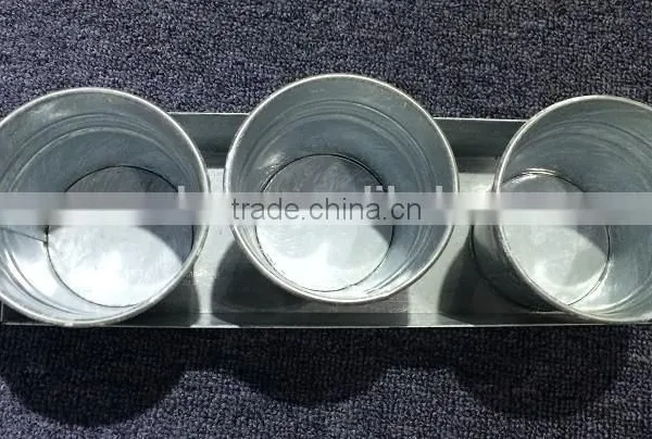 Flower Pot Set (White Wash), MSO-145 photo-2