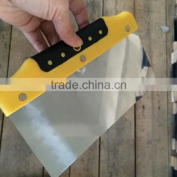 Flat Face Stainless Steel Blade Scraper With Plastic Handle 4"~12" photo-2