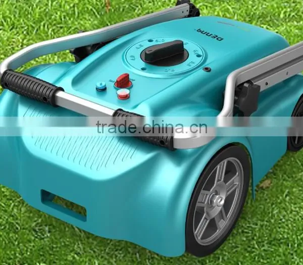 Battery Powered Hand-push Lawn Mower 32cm Cutting Width Height Adjustable photo-2