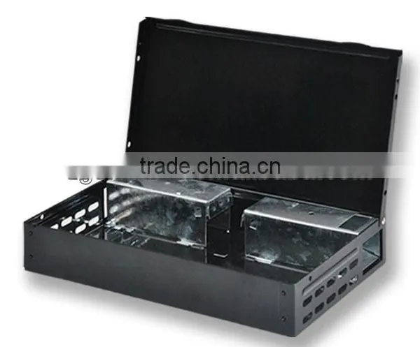 Hot Sales Multi Catch Mouse Trap With Solid Window Black Power Coating SX-5003BK photo-2