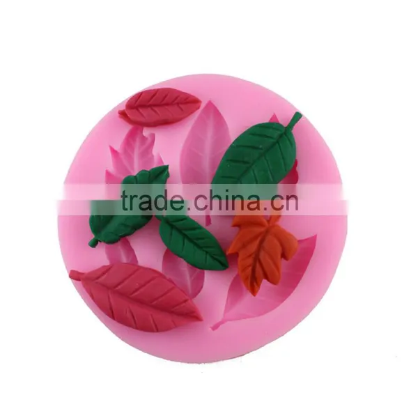 Silica Gel Arts Tool Tool DIY Baking Cake Decorating Tools - Shaped Leaves 1688 Agent photo-2