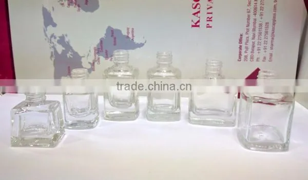10 ml Nail Polish Bottles, Round Shape High Quality Glass Nail Polish Bottles With Cap and Brush India photo-4