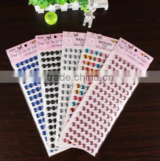 Self-adhesive Acrylic Gem Stone Sticker for Mobiles photo-3