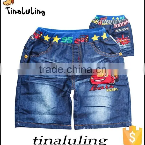 Children's Summer Short Denim Jeans Boys Fashion Pants photo-4