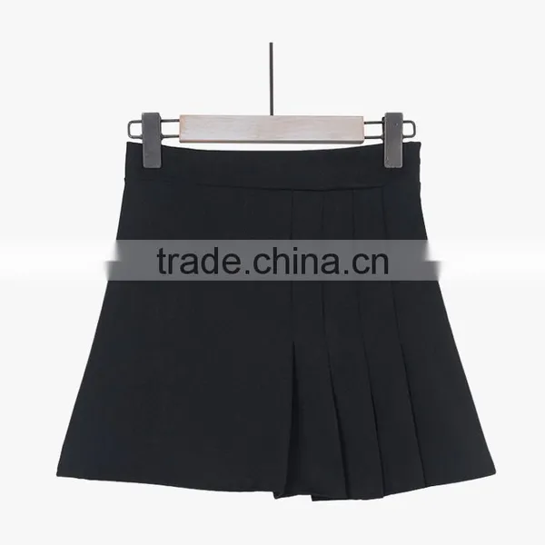 Oem Fashion A-line Chiffon Dress,custom Made Latest Women Short Pleated Skirts photo-3